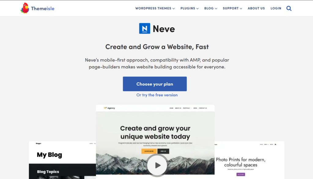 Neve Home Page