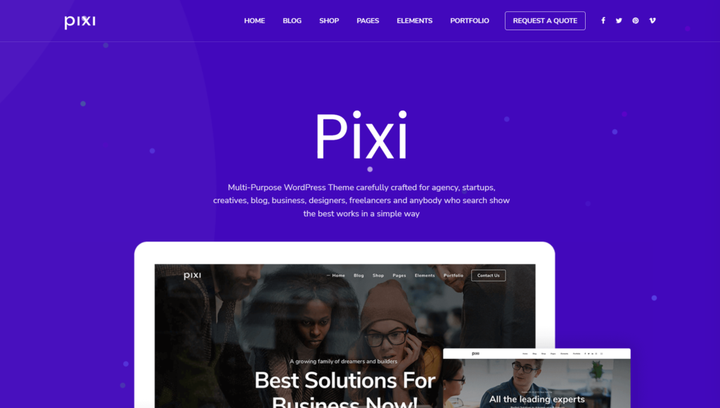 Pixi Home Page