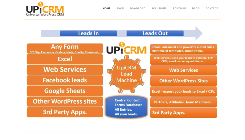 UpiCRM Home Page