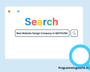 Best Website Design Company In Mathura